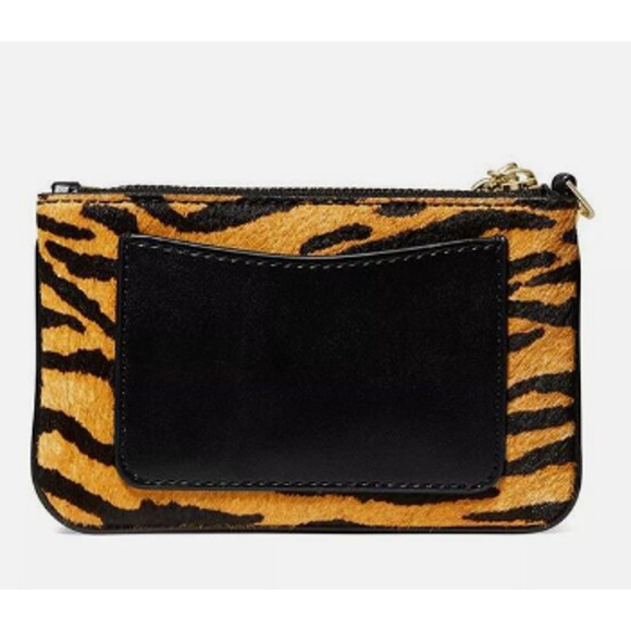 Michael Kors Parker Leather Card Case Wallet Key Chain NWT - Picture 6 of 8